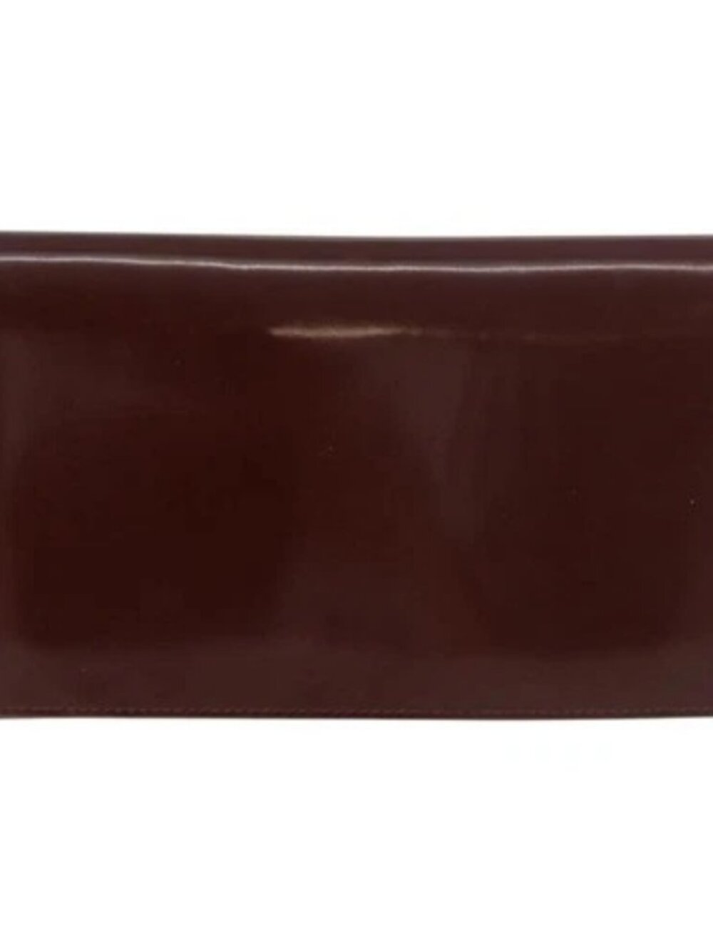 GUCCI Long Wallet Patent leather Brown Gold Auth bs35216 - Picture 2 of 16